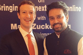 अनुराग ठाकुर ने की फेसबुक के संस्थापक मार्क जक़रबर्ग से मुलाकात