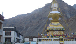 हिमाचल "बौद्ध धर्म" इतिहास, गलेशियर में छिपी नदी की तरह
