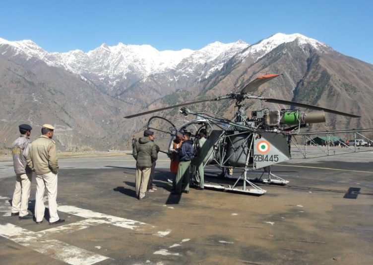 हिमाचल: लाहौल-स्पीति से 66 लोगों को हेलीकॉप्टर से लाया कुल्लू