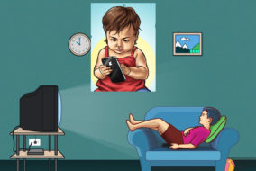 बच्चे का अधिक समय तक मोबाइल व टी.वी. देखना..आंखों के साथ-साथ मस्तिष्क के लिए भी खतरनाक